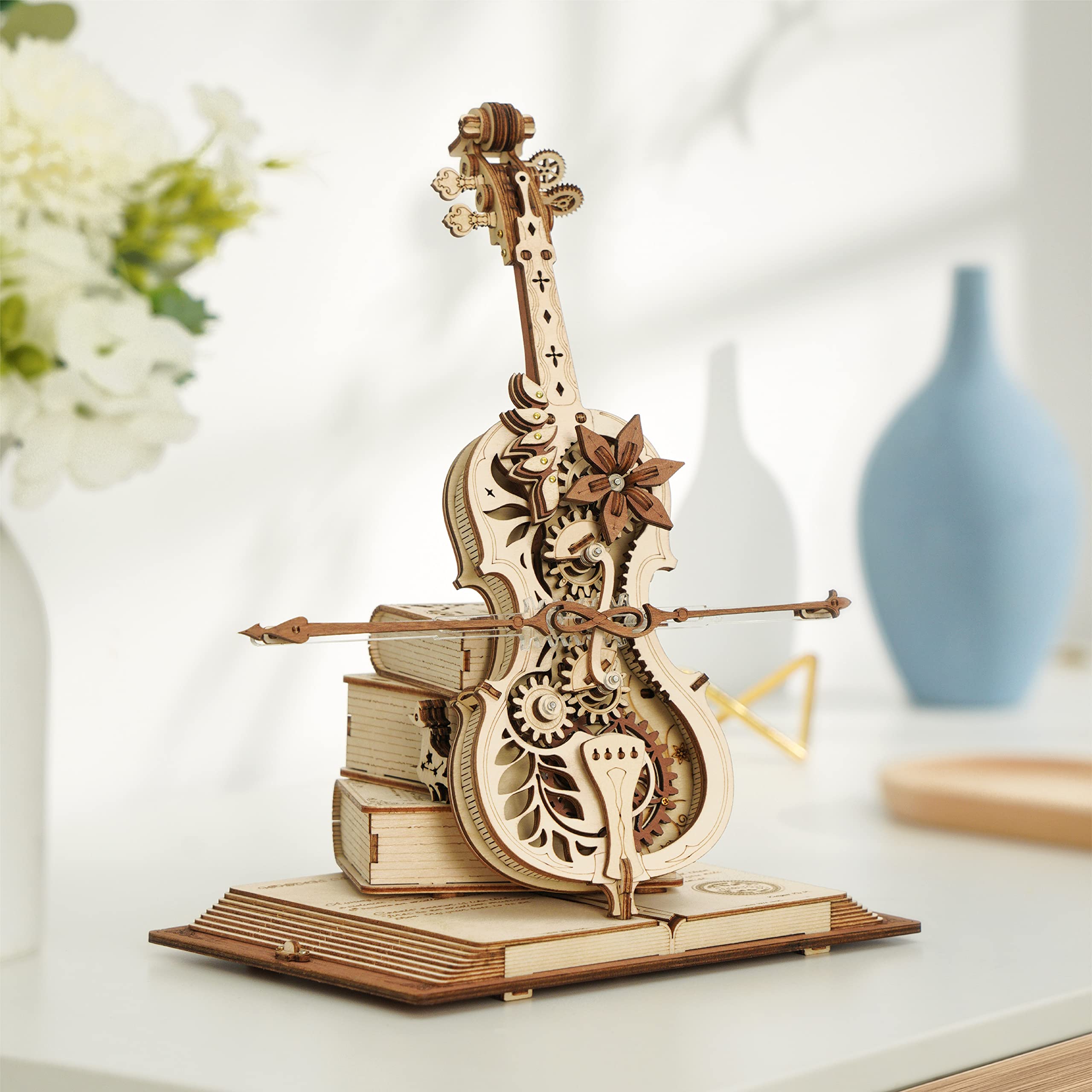 Robotime ROKR Magic Cello Mechanical Music Box