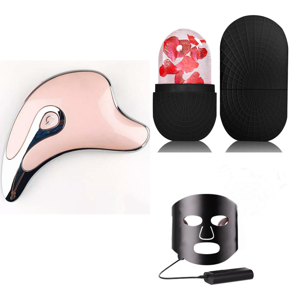 Gua Sha Scraper Facial Massager Face Lifting Slimming LED
